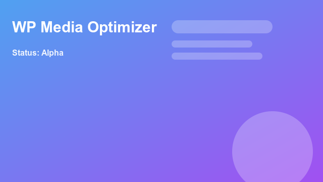 WP Media Optimizer