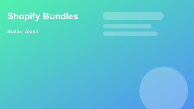 Shopify Bundles