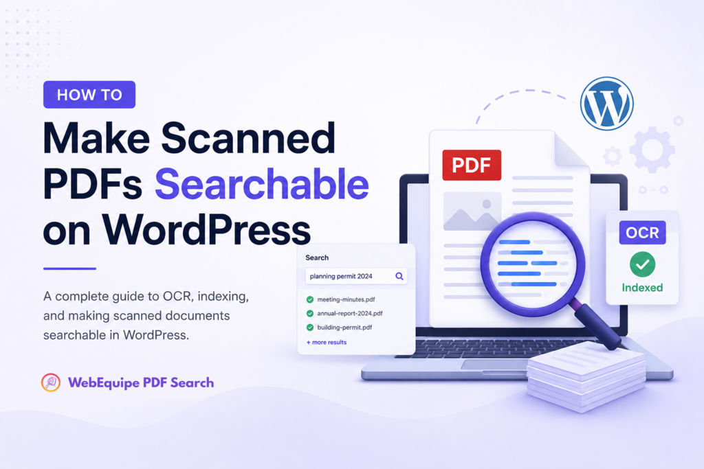 How to Make Scanned PDFs Searchable on WordPress — v2.0.0