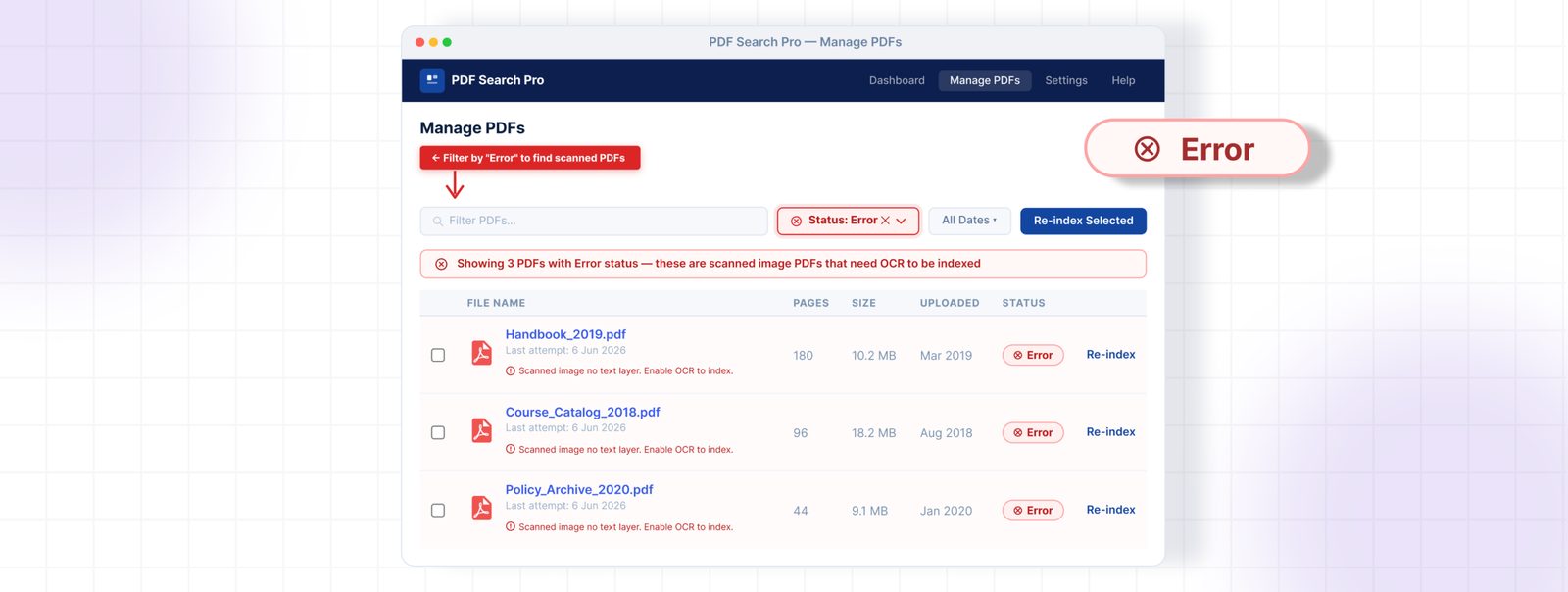 Fixing the PDFs Already in Your Library