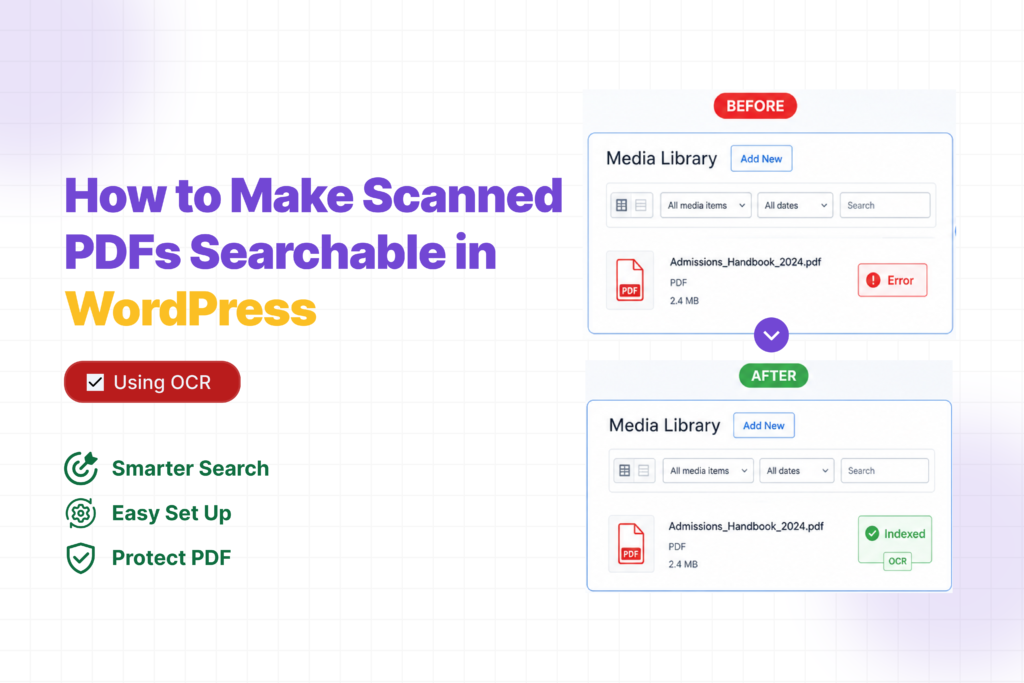 How to Make Scanned PDFs Searchable in WordPress (Using OCR)