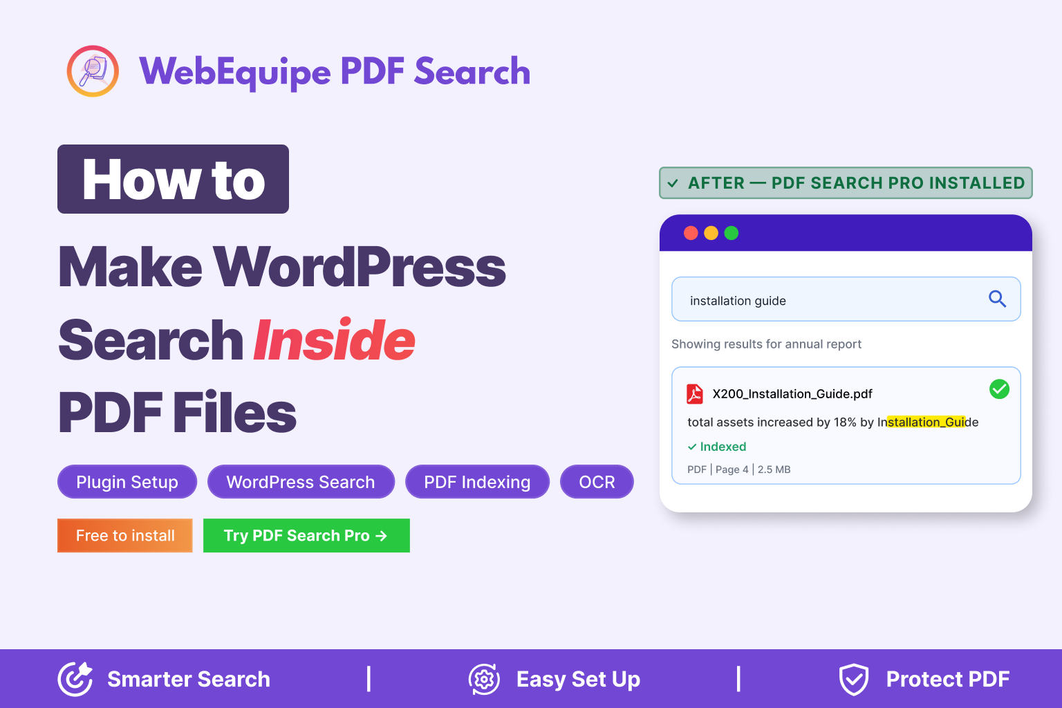 How to Make WordPress Search Inside PDF Files (2026 Guide)