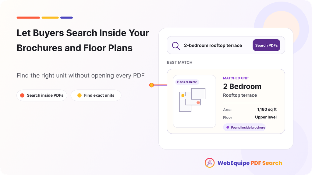 Let Buyers Search Inside Your Brochures and Floor Plans
